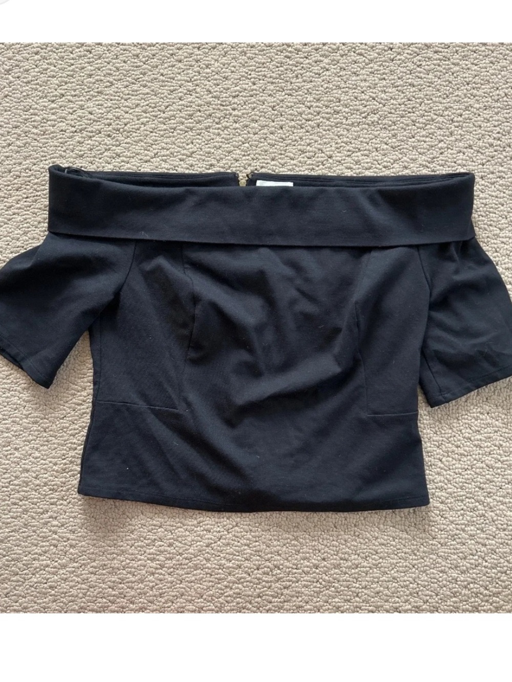 NWT Odille Black Off The Shoulder Top by Deletta